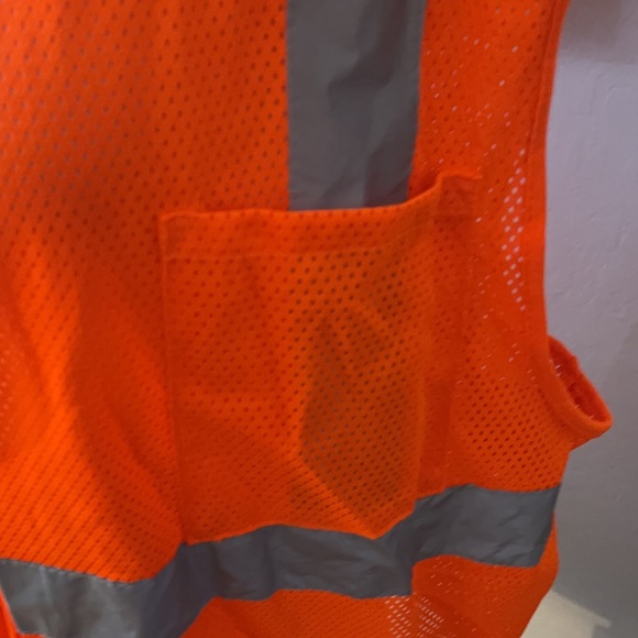 Running Reflective Orange Vest - Picture 3 of 7
